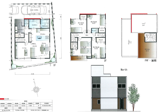 3号棟間取 3号棟間取