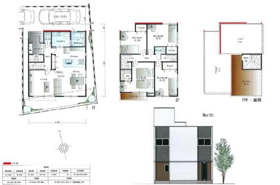 3号棟間取 3号棟間取
